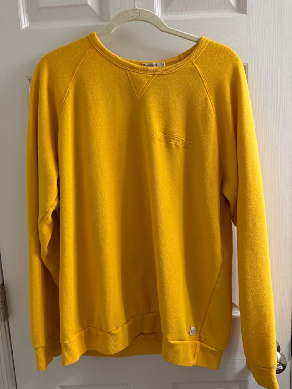 Marine Layer Yellow Crewneck Sweatshirt Large L